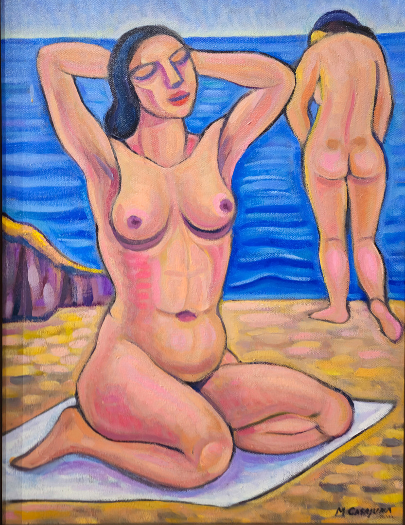 MIQUEL CASAJUANA. Desnudo femenino.