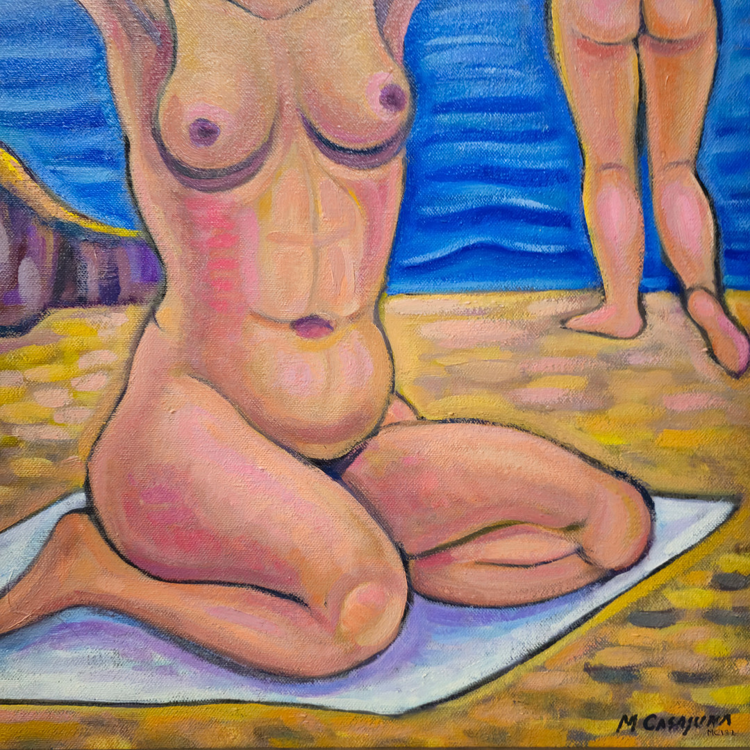 MIQUEL CASAJUANA. Desnudo femenino.