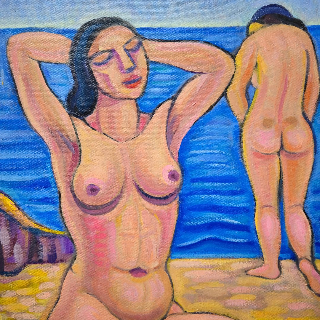 MIQUEL CASAJUANA. Desnudo femenino.