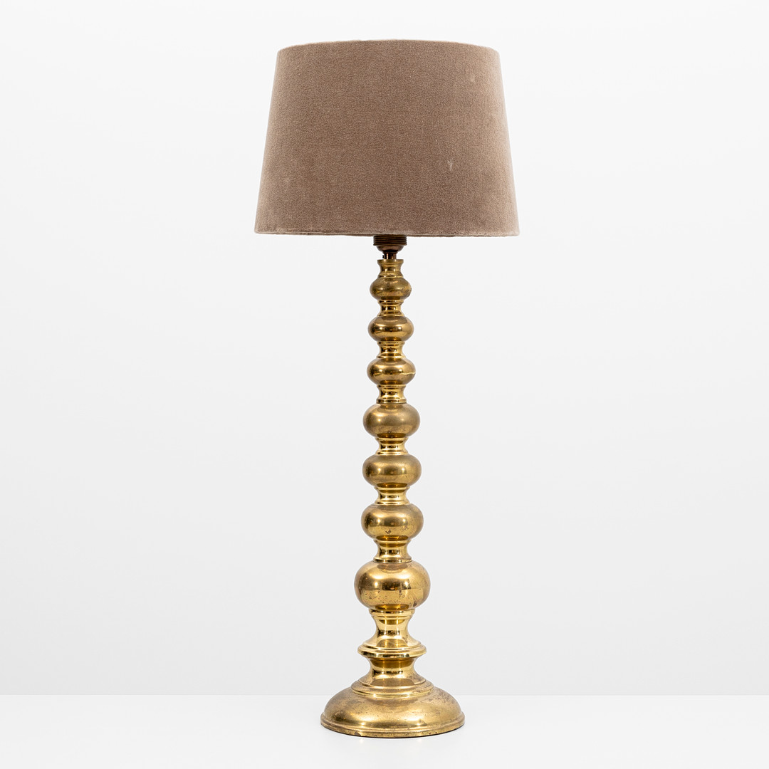 BORDSLAMPA, mässing, Aneta, 1900-talets andra hälft.