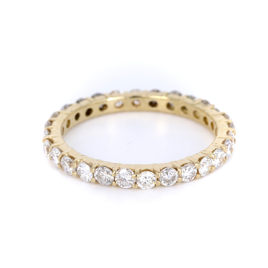 18CT GOLD ETERNITY RING (1CT).
