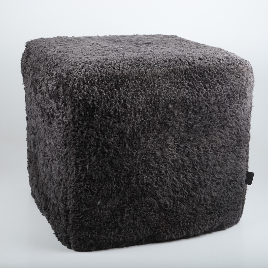 SITTPUFF, "Malin", fårskinn, Shephard.