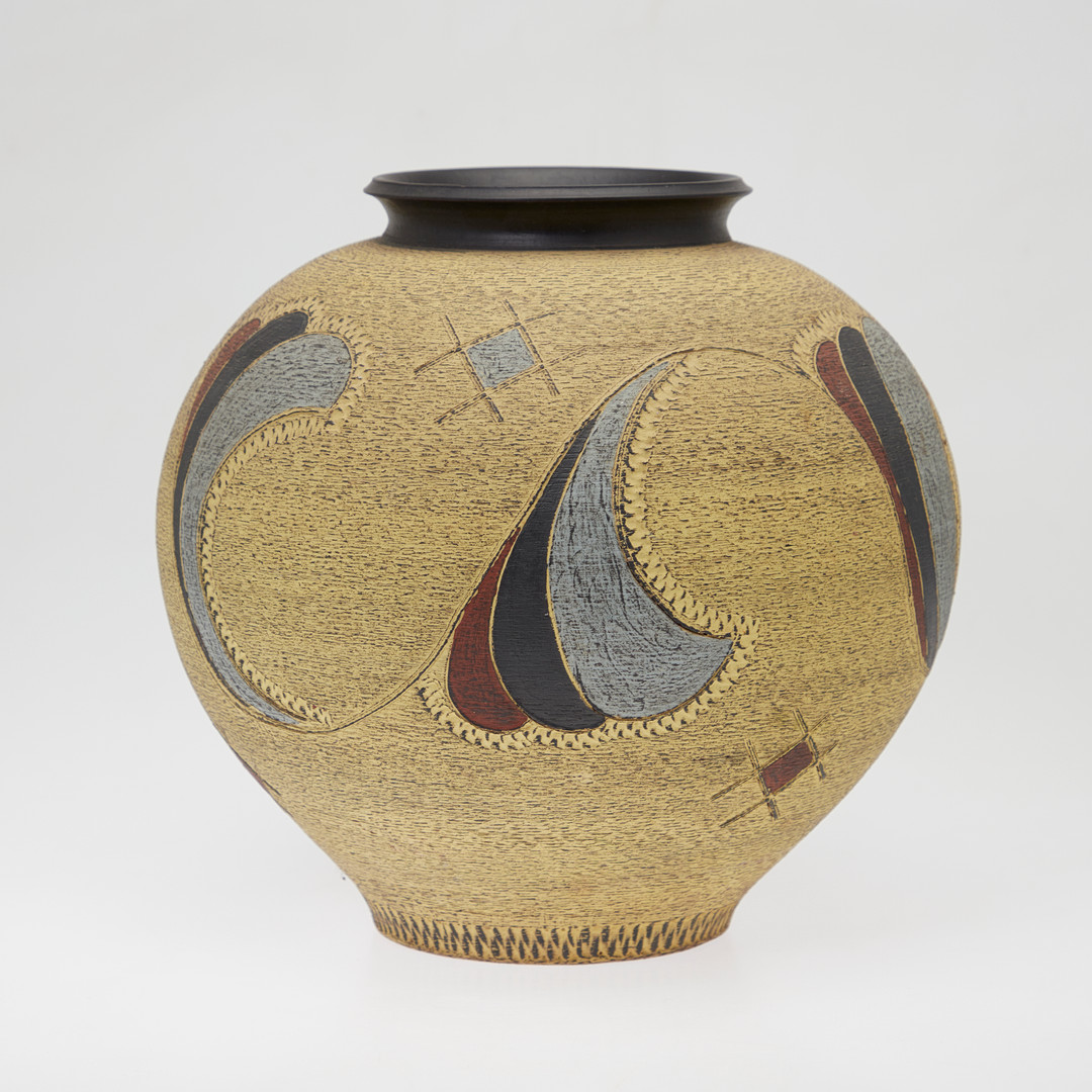 FRANZ SCHWADERLAPP. Sawa Ceramic, Vase, Keramik, 1960er Jahre, Deutschland.