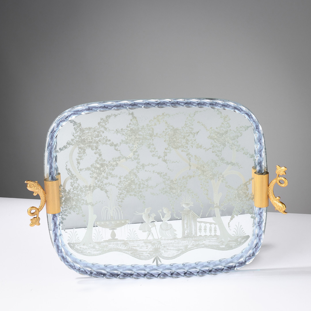 MURANO. Bakke af glas, 1950'erne.