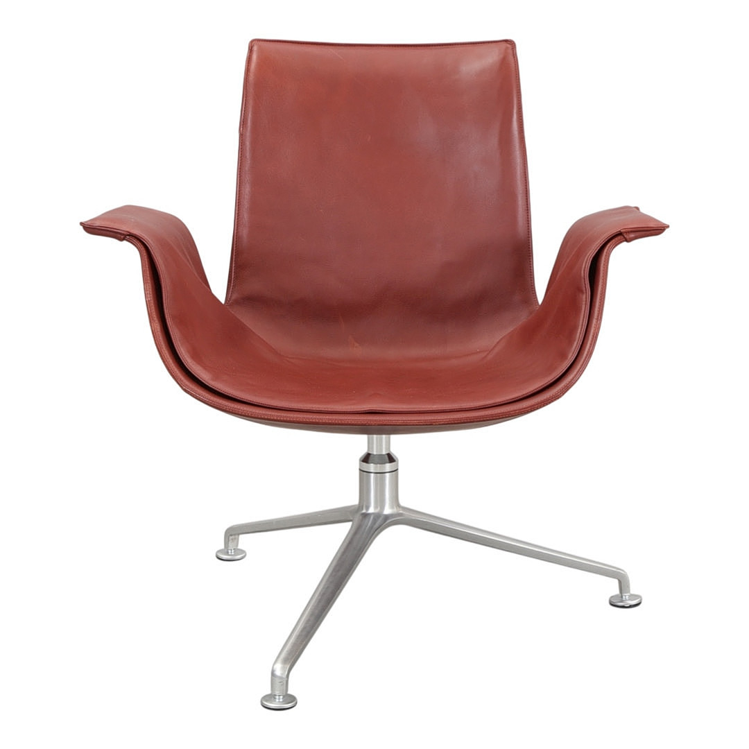 PREBEN FABRICIUS & JØRGEN KASTHOLM. Walter Knoll. "Tulip" lounge chair / lænestol.