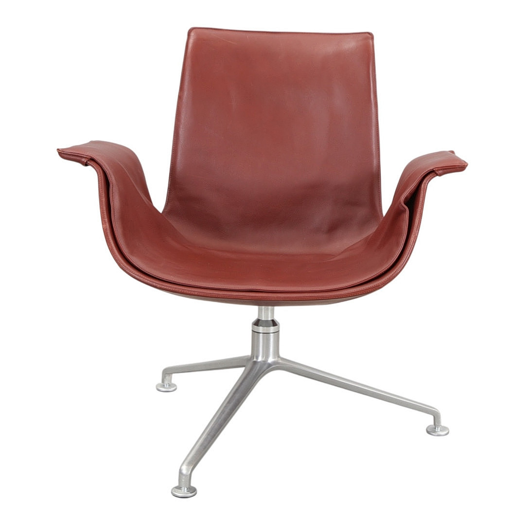 PREBEN FABRICIUS & JØRGEN KASTHOLM. Walter Knoll. "Tulip" lounge chair / lænestol.