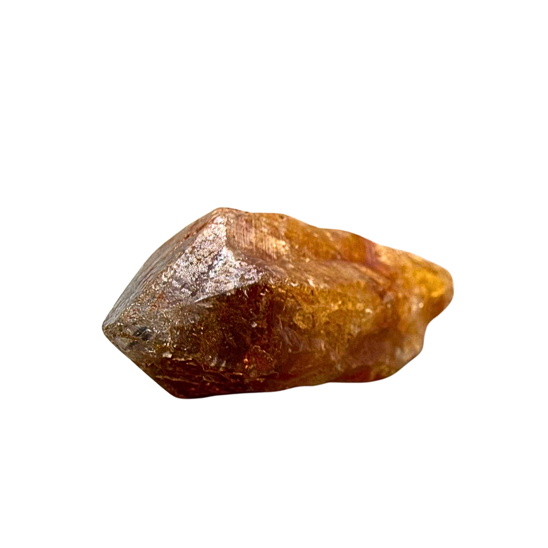 ROHER, GEBRANNTER AMETHYSTKRISTALL.