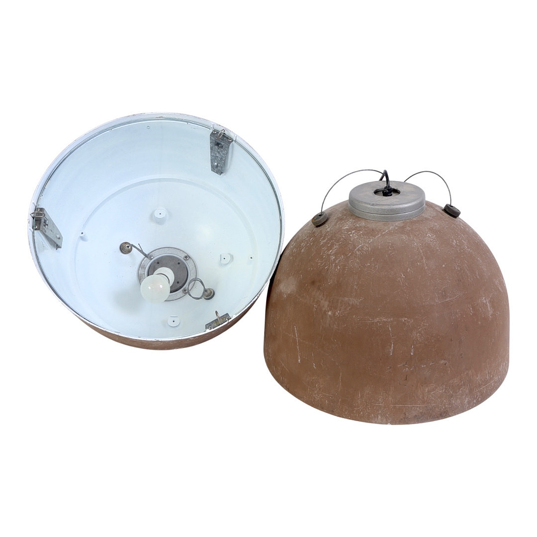 PHILIPS. Et par "Københavnerlamper", pendler af glasfiber, Ø 46 cm (2).