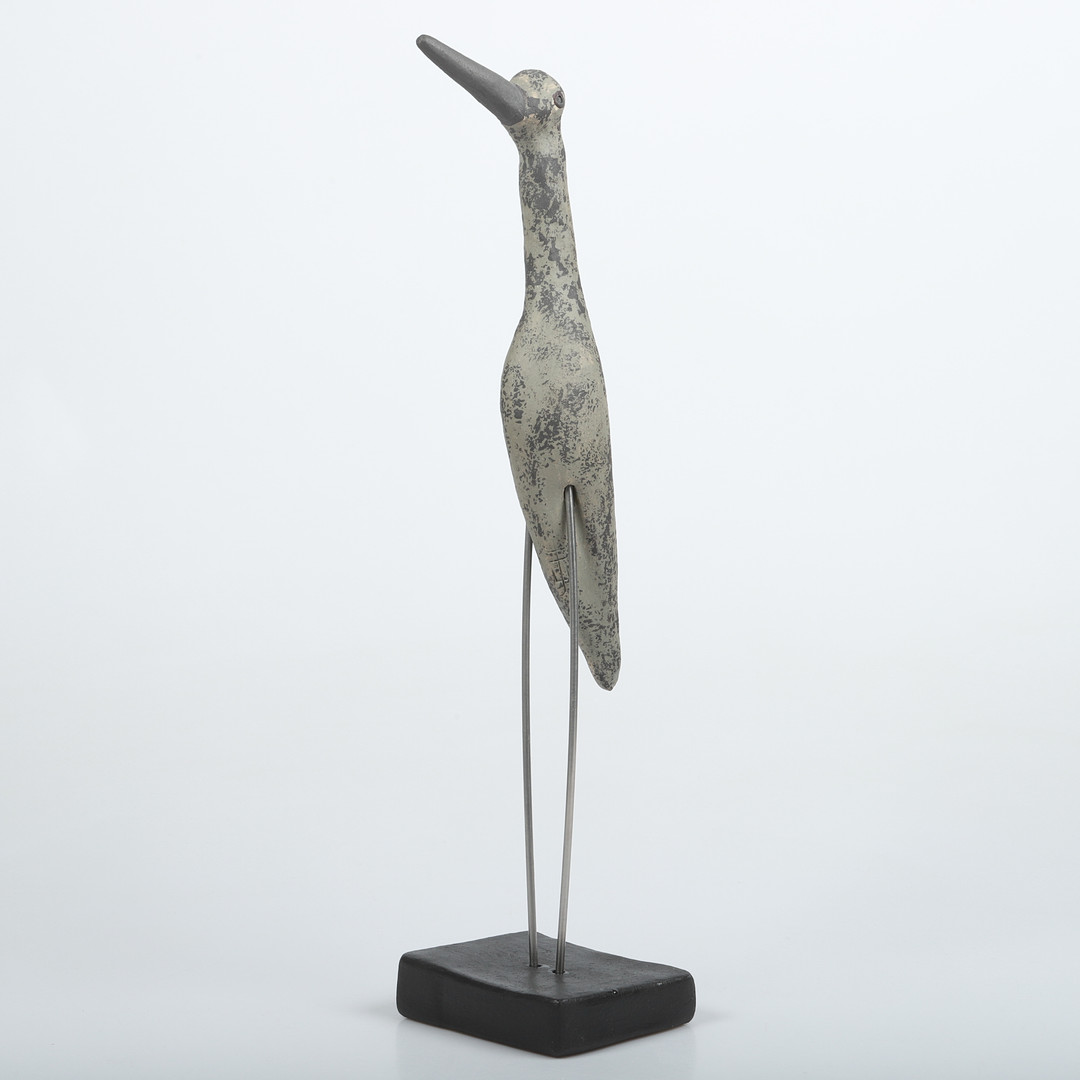 CATARINA EKELUND HAGSTRÖM. Skulptur, häger, keramik, signerad.