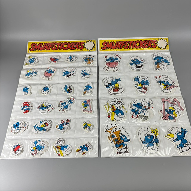 SMURFS STICKERS.