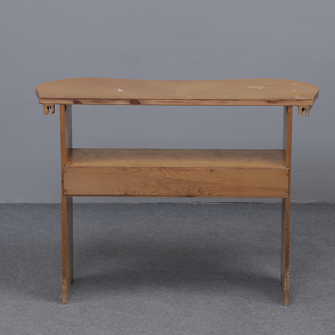SMINKBORD, FANERAT I ALM, 2 LÅDOR, 1940-TAL.