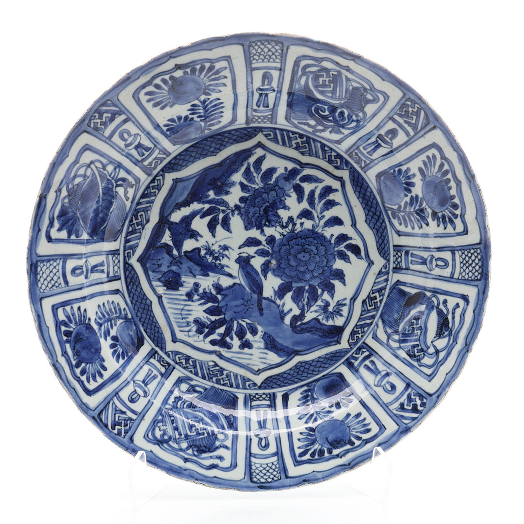 SKÅLFAT, KRAAKPORSLIN, KINA, MINGDYNASTIN, WANLI (1573-1620).