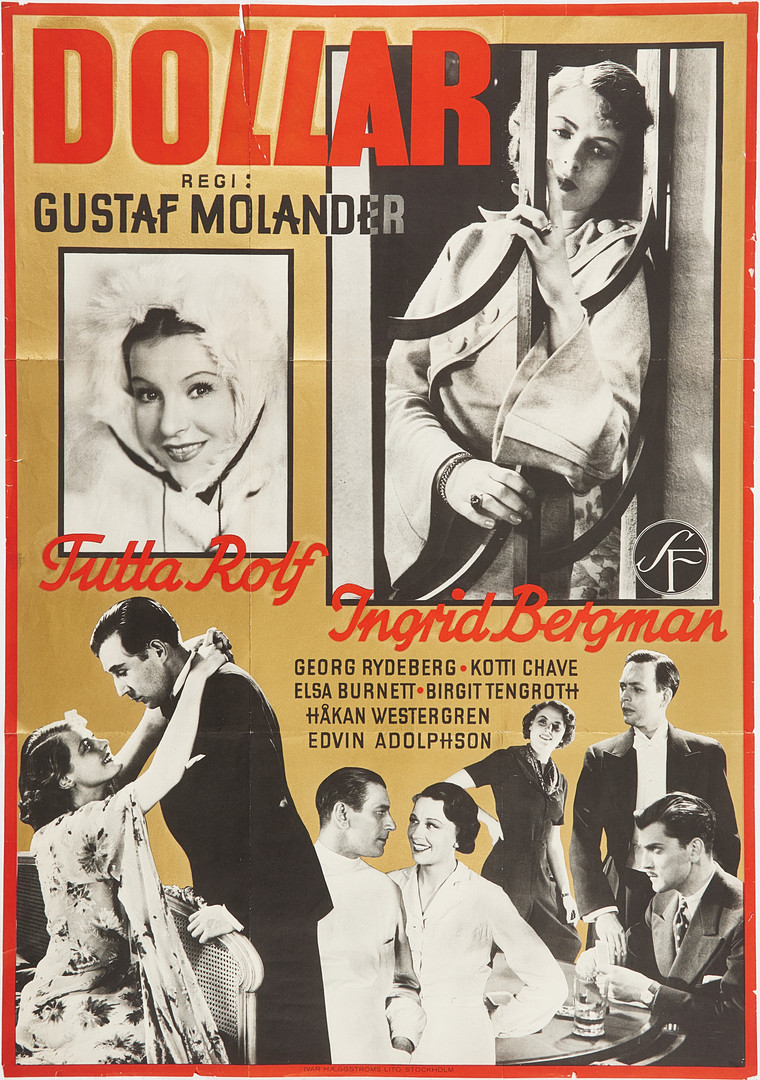 FILMAFFISCHER, 2 stycken, "Dollar" och "Vad veta väl männen" SF-film.