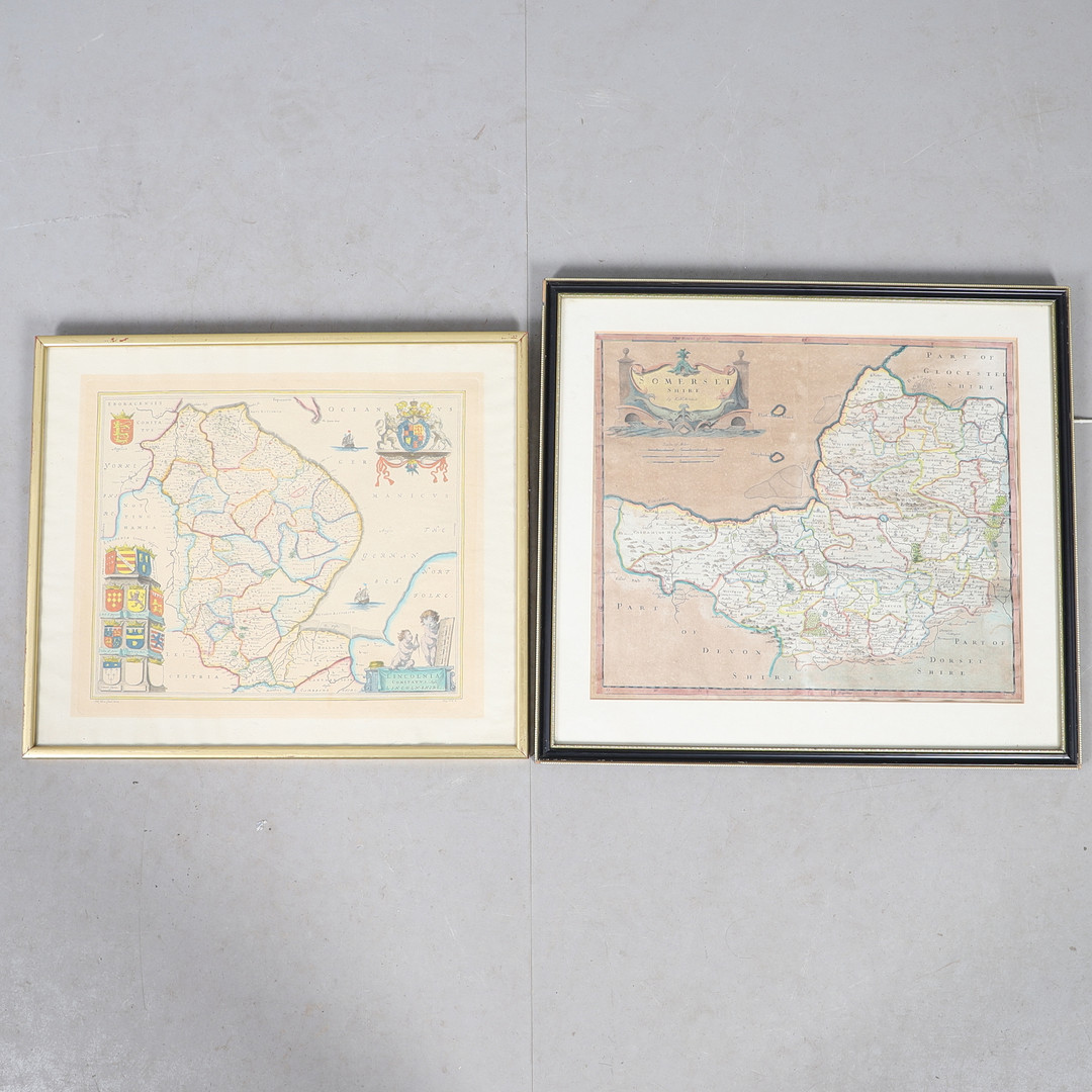 ROBERT MORDEN. A Map of Somersetshire, 1722 or later.