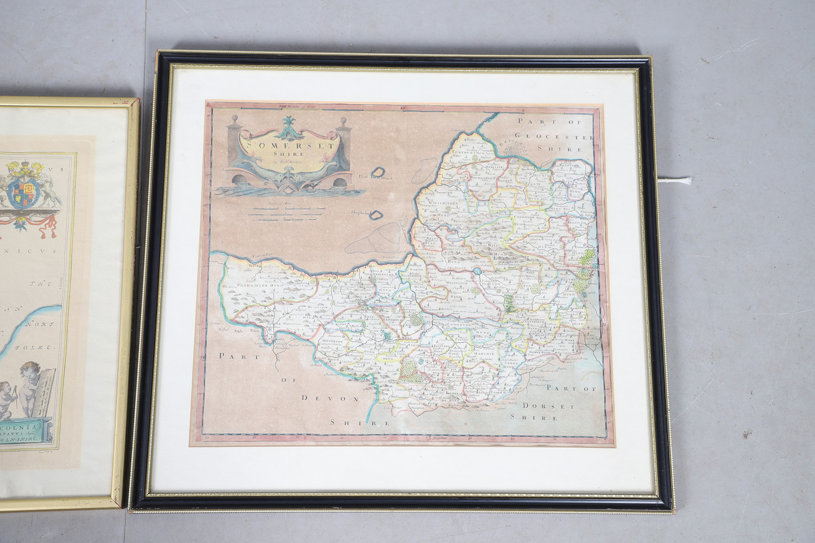ROBERT MORDEN. A Map of Somersetshire, 1722 or later.