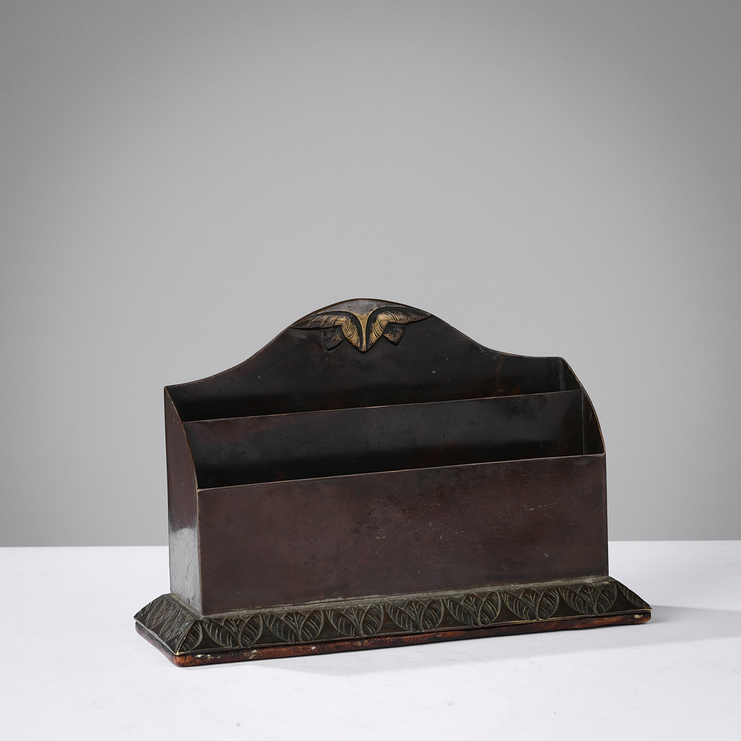 Hertz Ballin: Brevholder af bronze, Skønvirke, Danmark, 1900-tallets første halvdel.