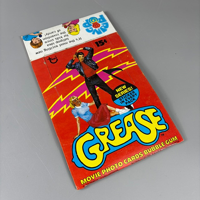 GREASE SERIES 2 TRADING CARD BOX.