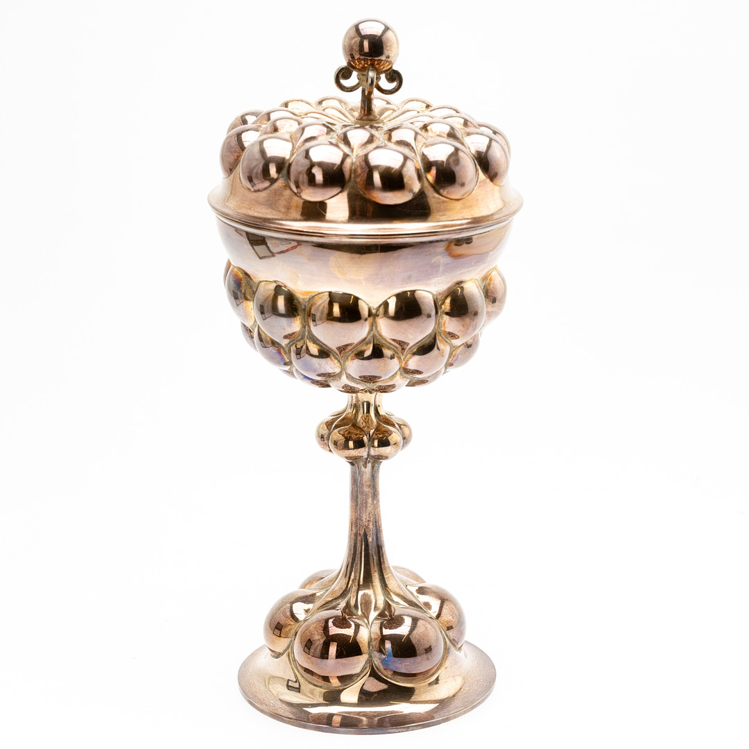 Buckelpokal im Stil des 17. Jh., versilbert, Deutschland, 20. Jh.