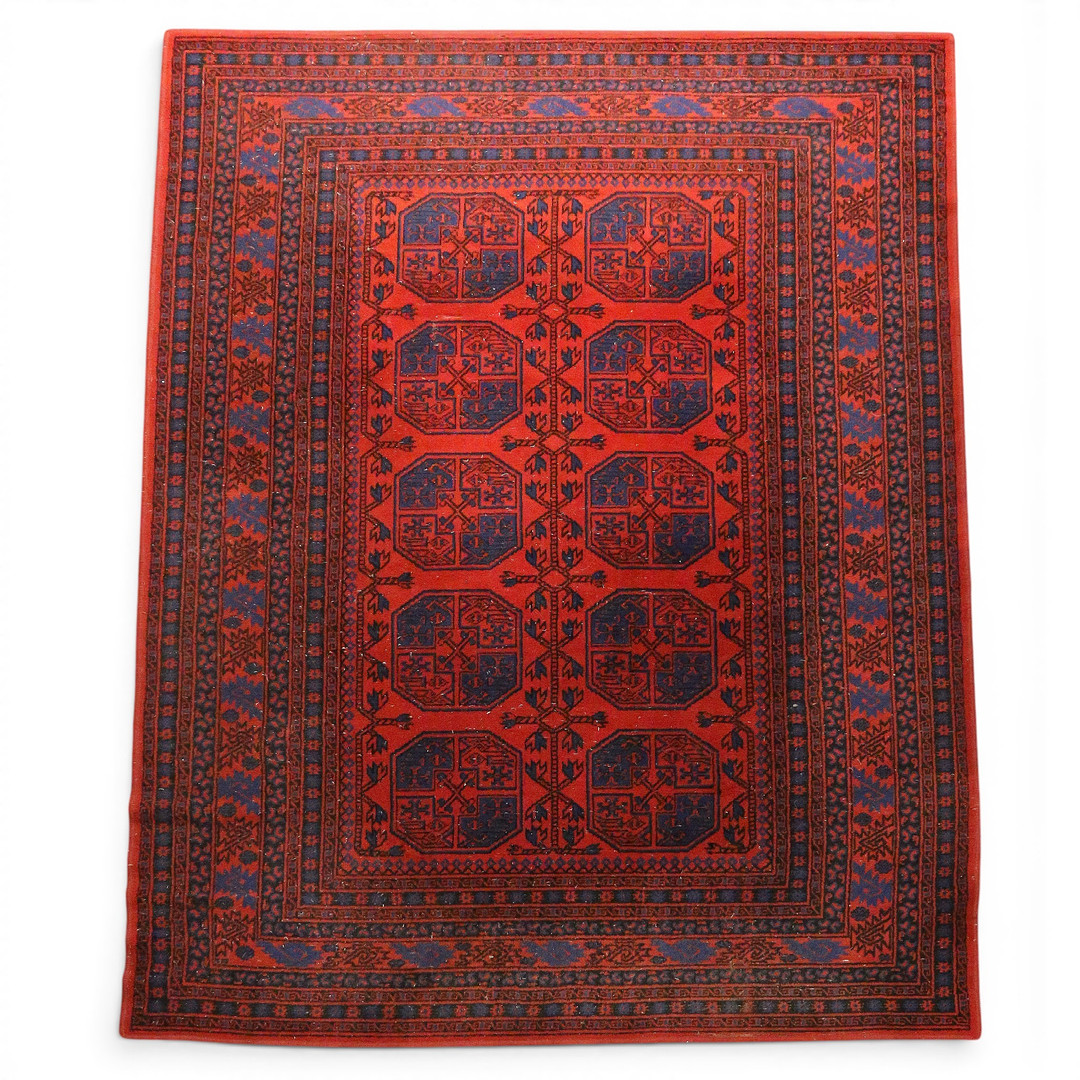 Oriental wool carpet, 20th Century.