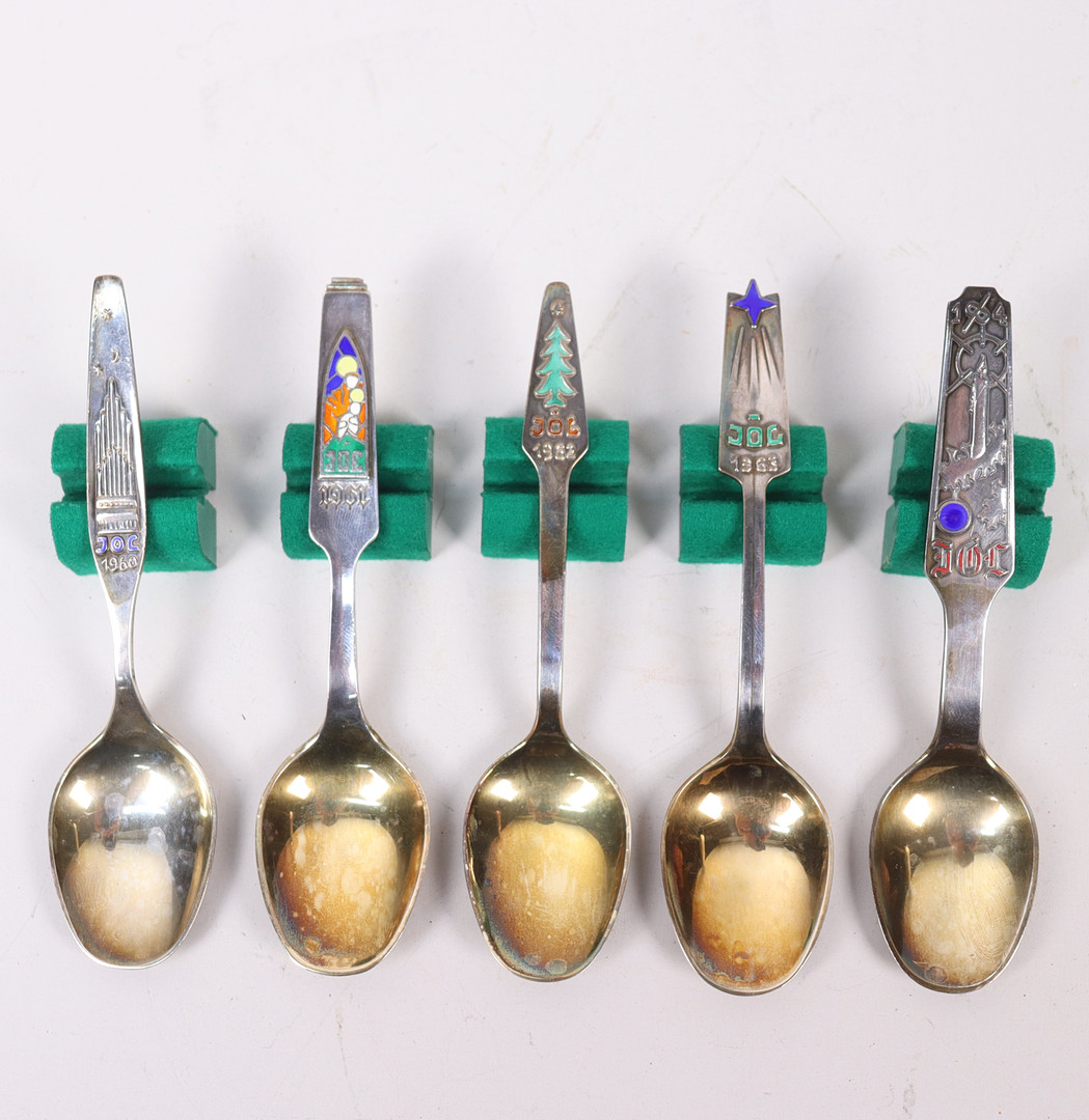 JULSKEDAR, Guðlaugur A. Magnússon, GAM, Reykjavik, Island, sterling silver, 5 st.