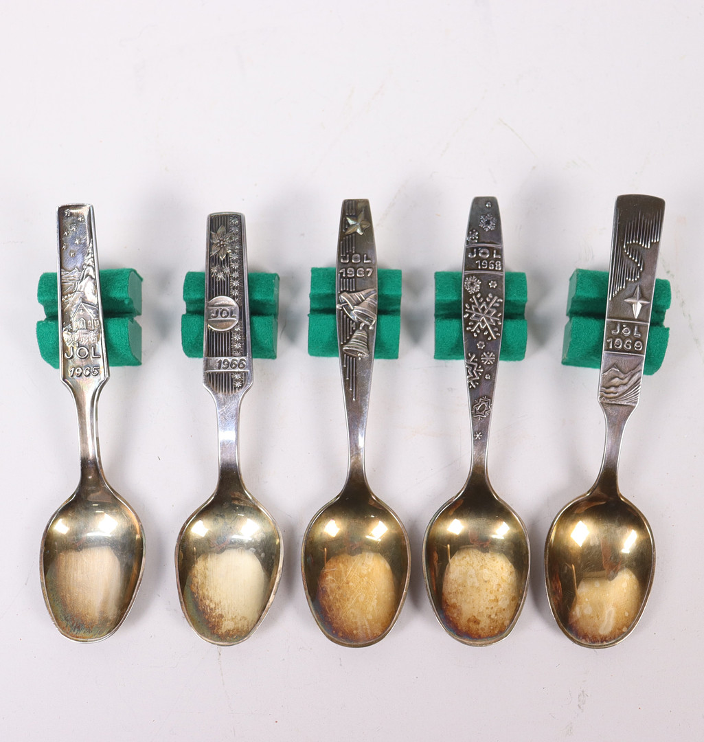 JULSKEDAR, Guðlaugur A. Magnússon, GAM, Reykjavik, Island, sterling silver, 5 st.