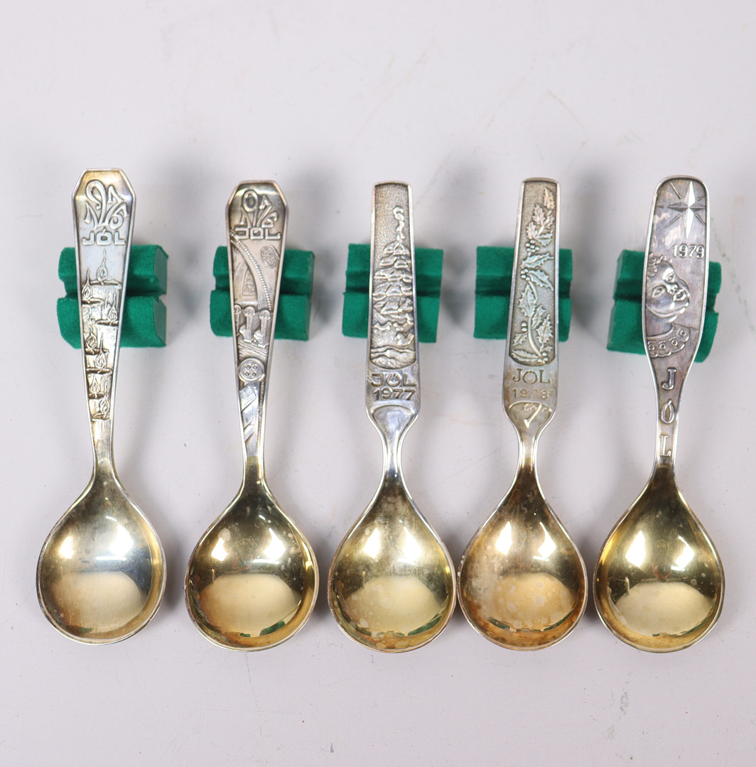JULSKEDAR, Guðlaugur A. Magnússon, GAM, Reykjavik, Island, sterling silver, 5 st.