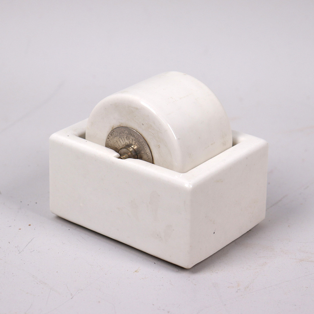 FRIMÄRKS -/BREVFUKTARE, "Ideal Moistener", Sengbush Self-Closing Inkstand Co, Milwaukee, USA, 1900-talets första hälft.