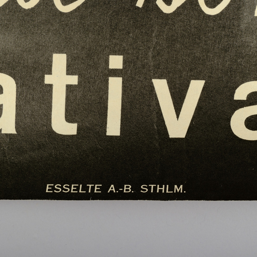 REKLAMAFFISCH, "Gislaved sommarskor", Konsum/Kooperativa, 100x69 cm, ca 1940/50-tal.