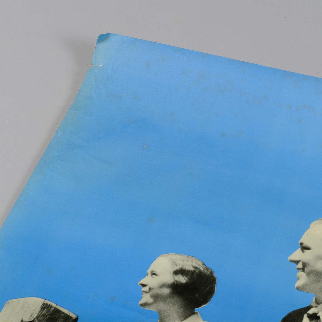 REKLAMAFFISCH, "Gislaved sommarskor", Konsum/Kooperativa, 100x69 cm, ca 1940/50-tal.