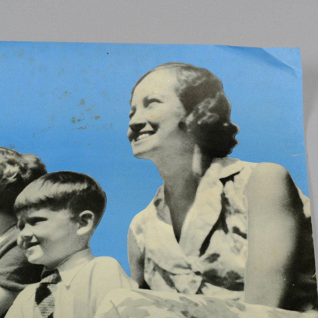 REKLAMAFFISCH, "Gislaved sommarskor", Konsum/Kooperativa, 100x69 cm, ca 1940/50-tal.