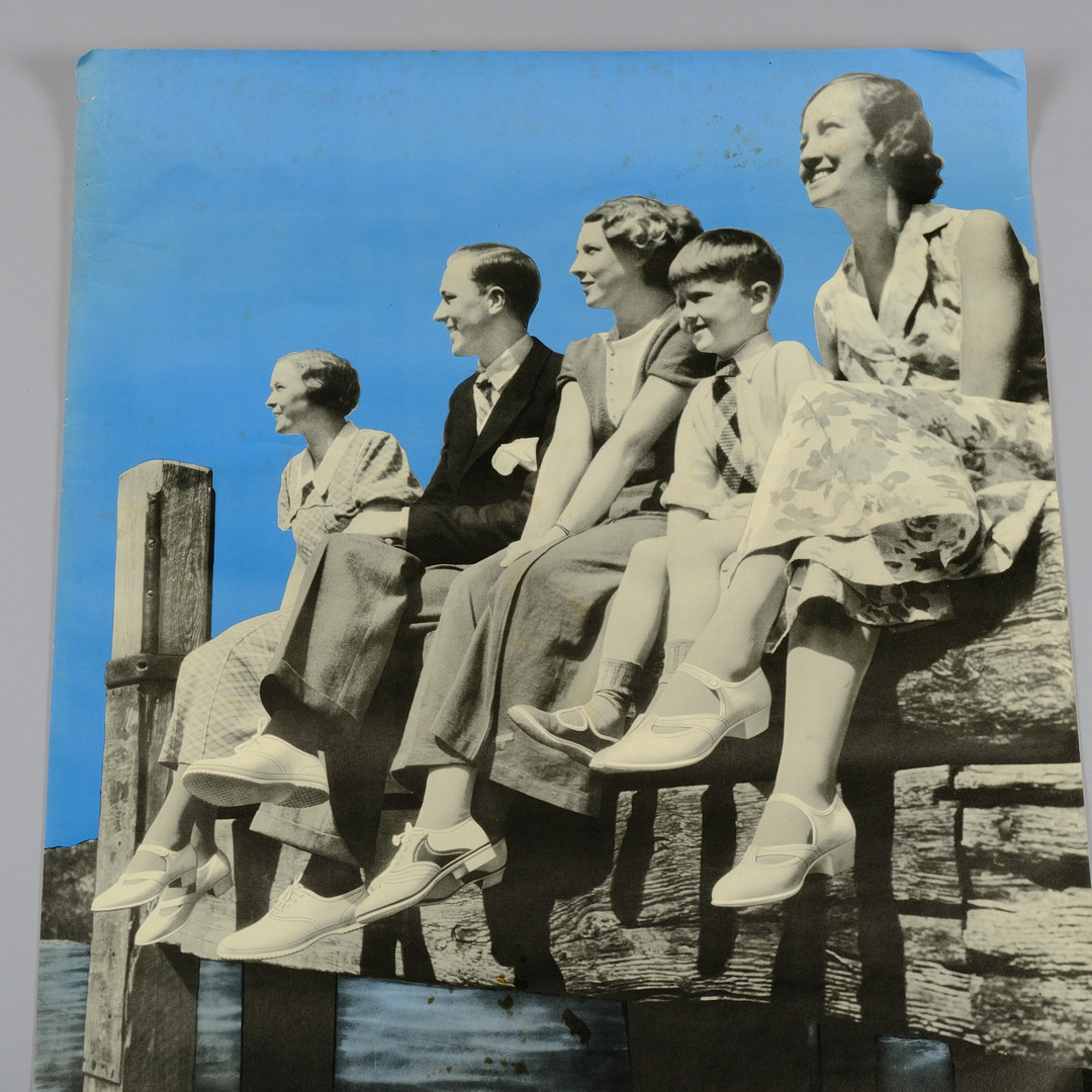 REKLAMAFFISCH, "Gislaved sommarskor", Konsum/Kooperativa, 100x69 cm, ca 1940/50-tal.