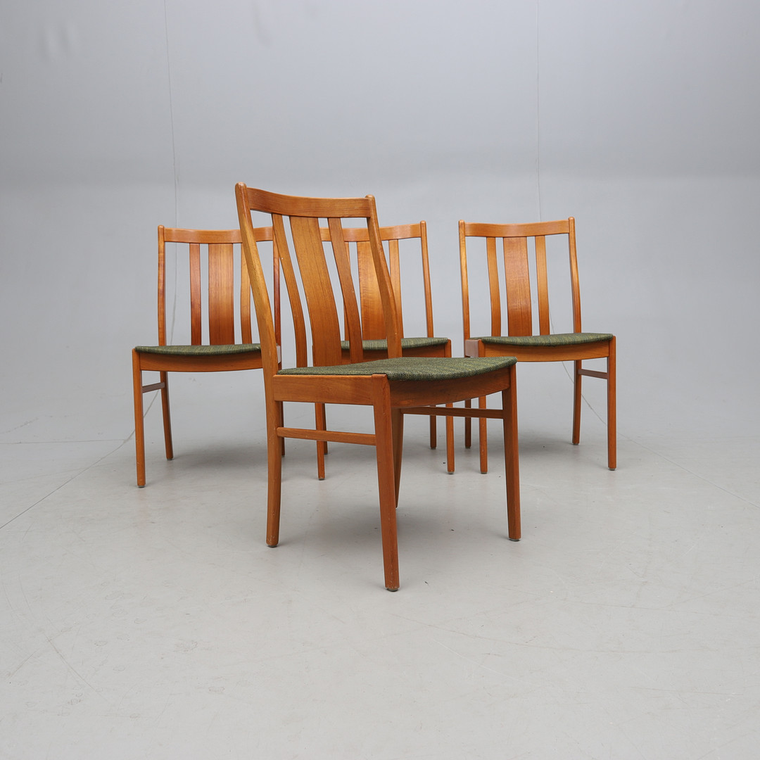 STOLAR, 4st, teak, 1960-tal.