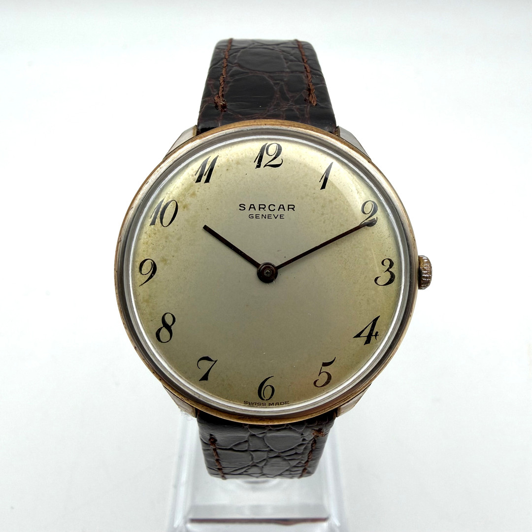 SARCAR GENEVE, armbandsur, 1960-tal, manuell, stål.
