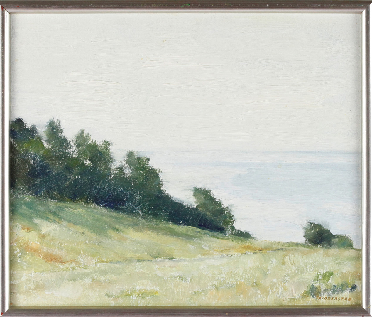 MONA RIDDERSTAD-CEDERGREN, (FÖDD 1935. Olja på duk, "Vingestig, Ven", signerad.