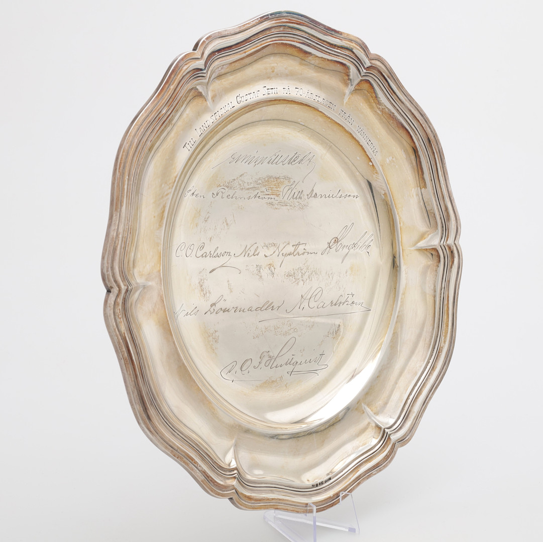 FAT, silver, MB Stehn, Halmstad 1924, vikt 382 gram.