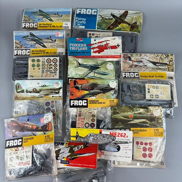 FROG AND AIRFIX MODEL KITS.