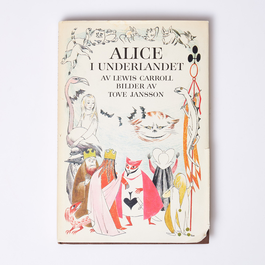 LEWIS CARROLL/TOVE JANSSON. "Alice i underlandet", Albert Bonniers Förlag AB, Stockholm 1966.