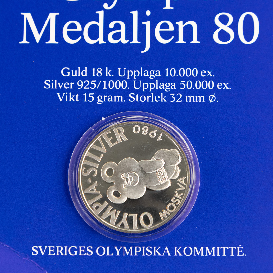 MYNT, 3 + 3 st, Olympia Medaljen, silver, brons.