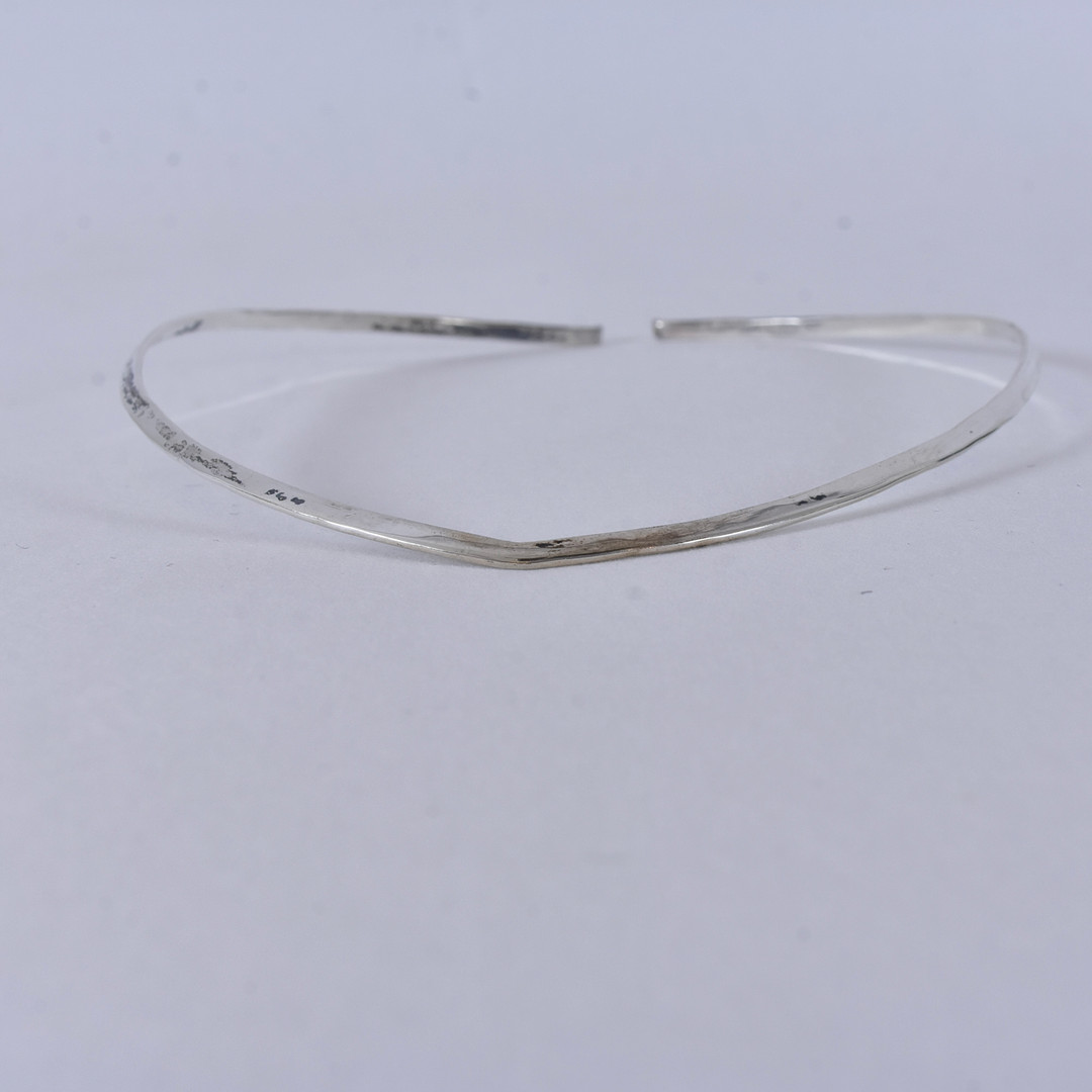 EINAR MODAHL. halsring, sterlingsilver, Oslo.