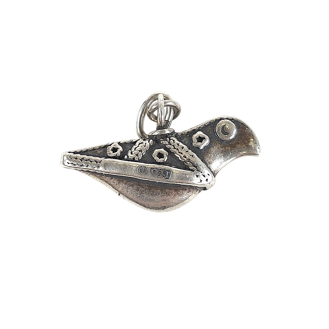 KALEVALA KORU, hänge "Fågel från Hattula", sterling silver, Finland.