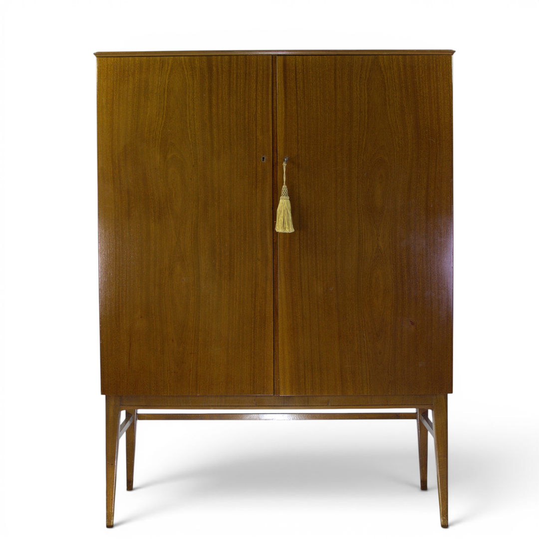SKÅP, "Swedish Modern", mahognyfanér, 1949/50-tal.