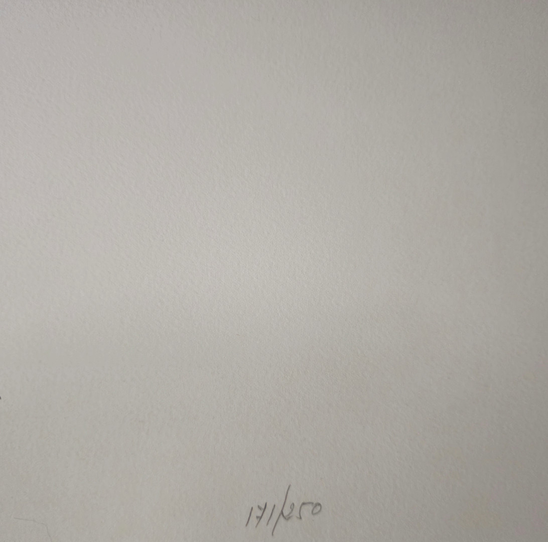 ROBERT BARRY. Olympic centennial. 1992. obra gráfica. firmada y justificada a lápiz en el dorso.