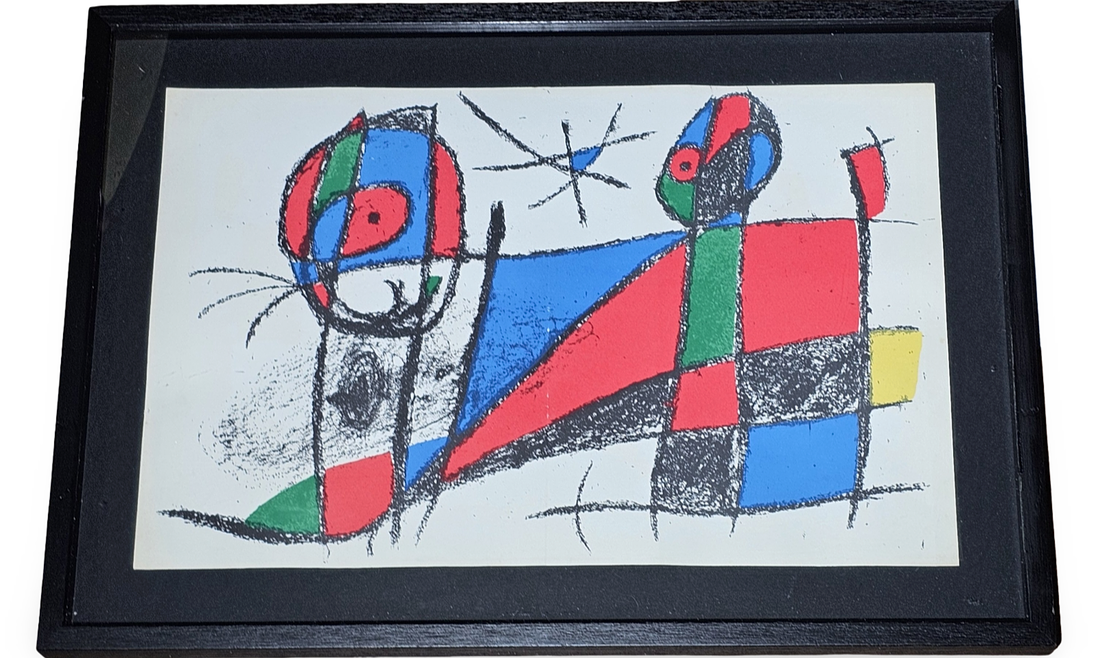 JOAN MIRÓ. SEGÚN. "Original lithography VI". Litografía sobre papel.