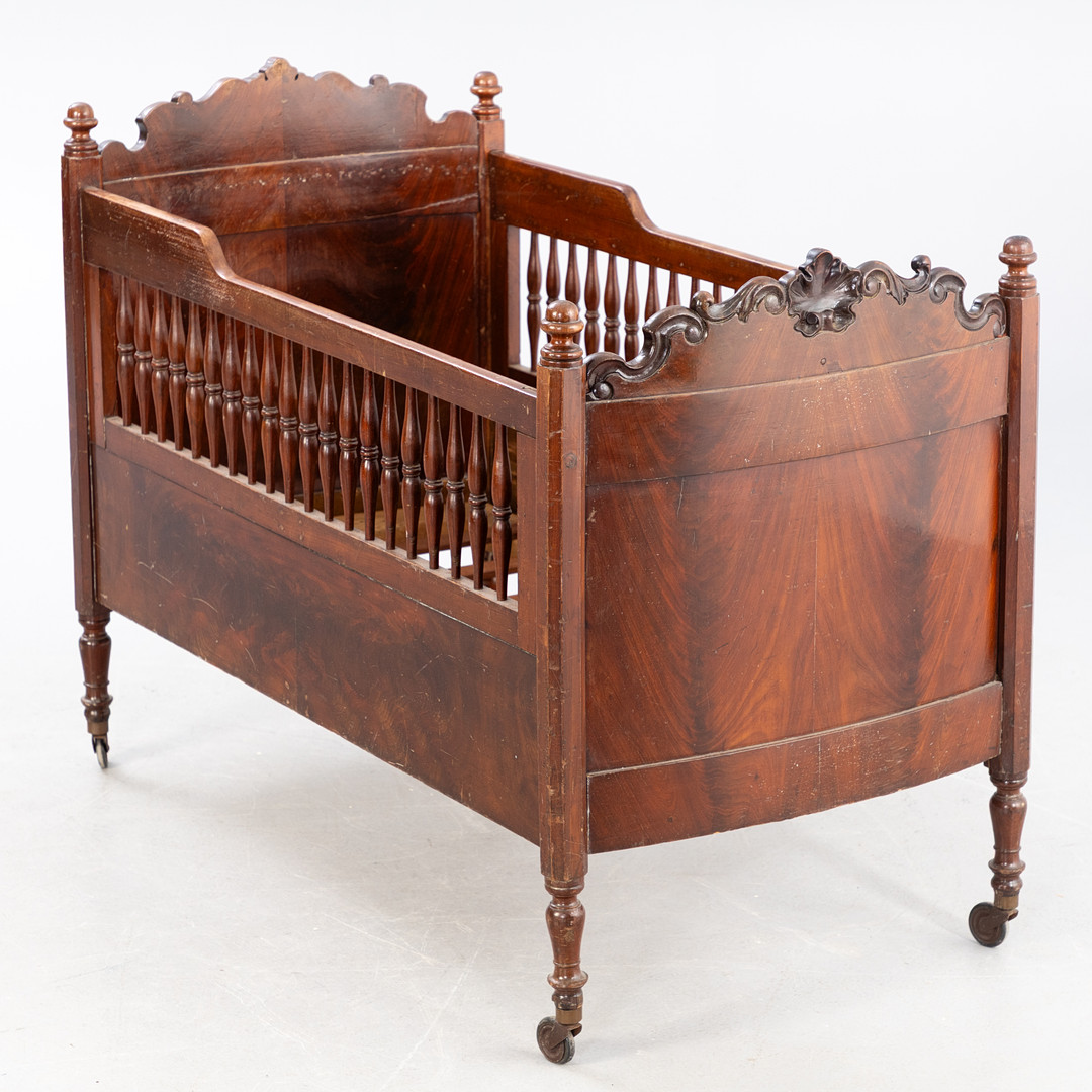 Louis Philippe Kinderbett, Frankreich, um 1880.