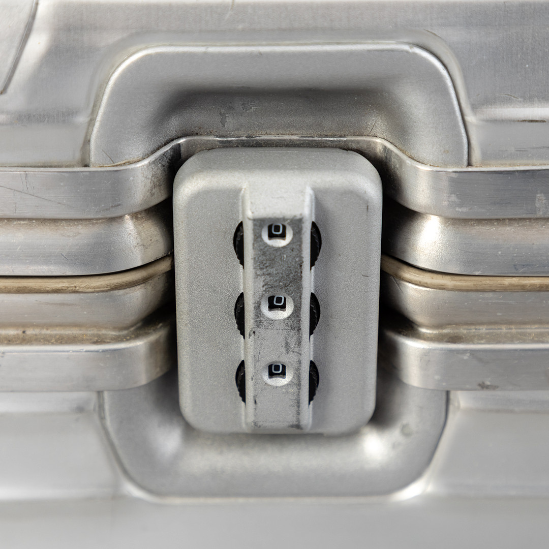 Rimowa Aluminium-Trolley Aluminium / Kunststoff, auf Rollen.