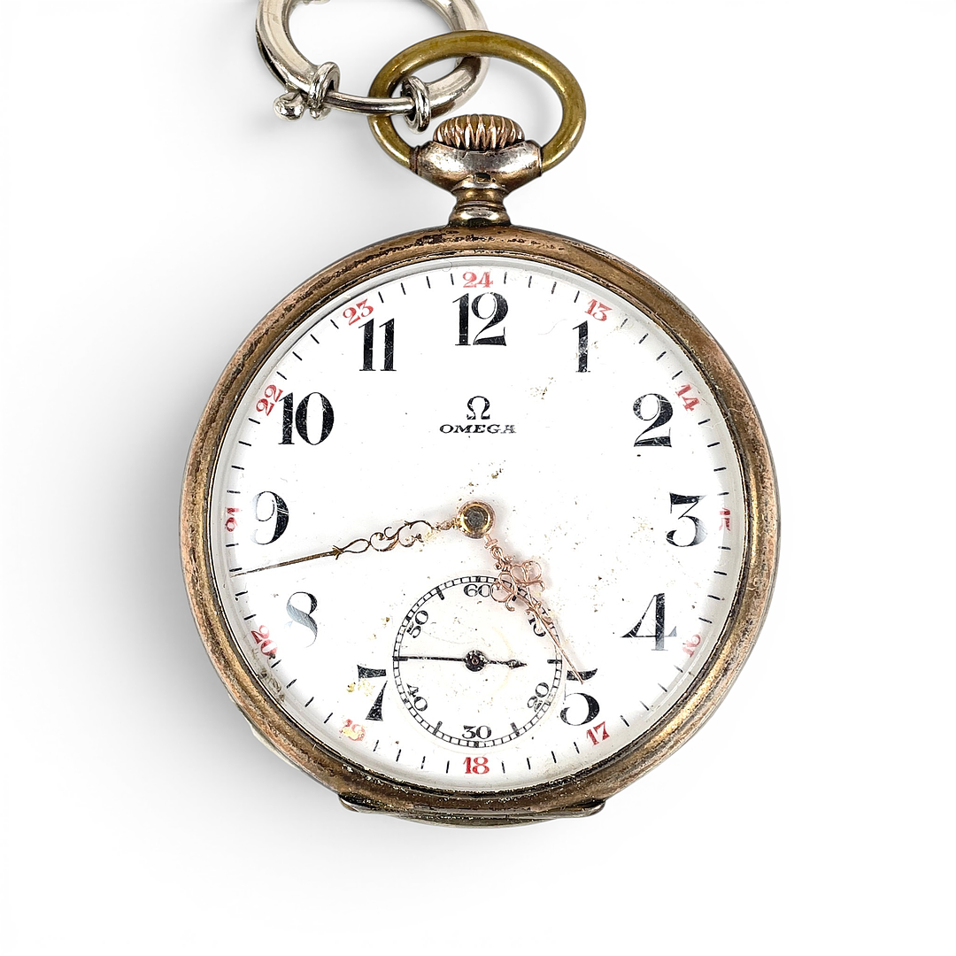 OMEGA, fickur, silver, 1900-talets början.