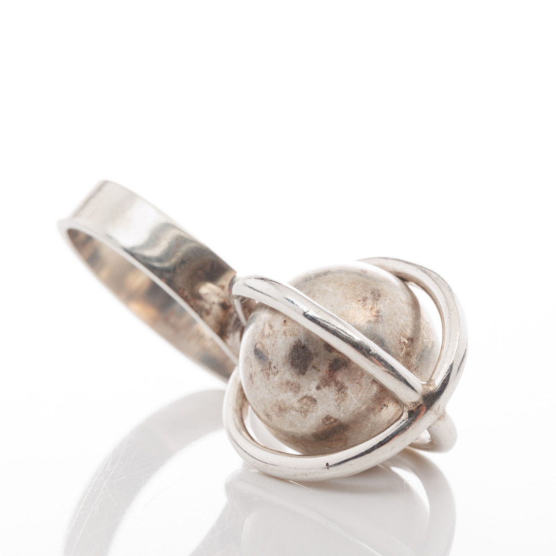 BIRGER PELLAS. Ring, Silver, 1970.