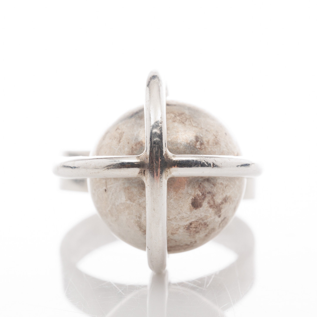 BIRGER PELLAS. Ring, Silver, 1970.