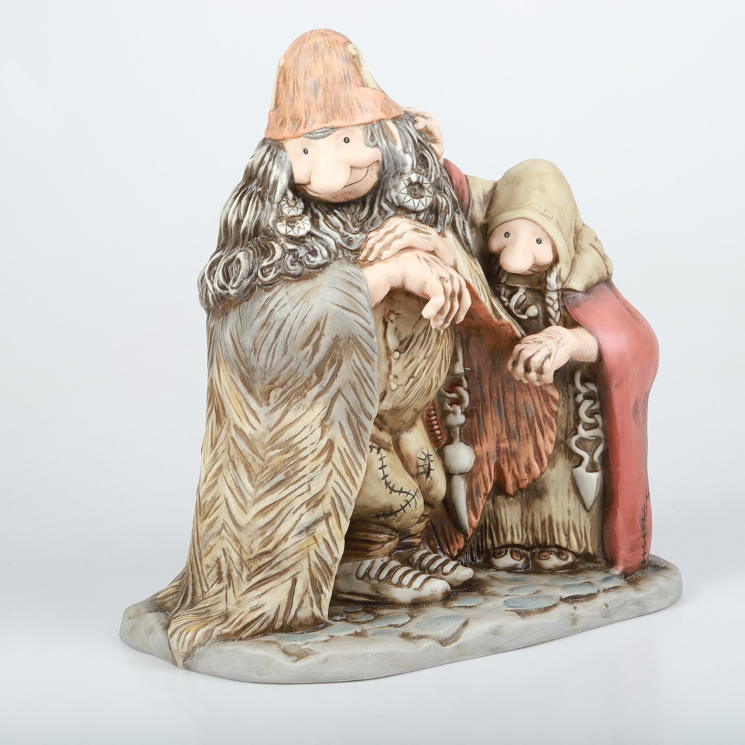 FIGURIN, "I trollens värld", efter John Bauer, Nils Holgerssongården.