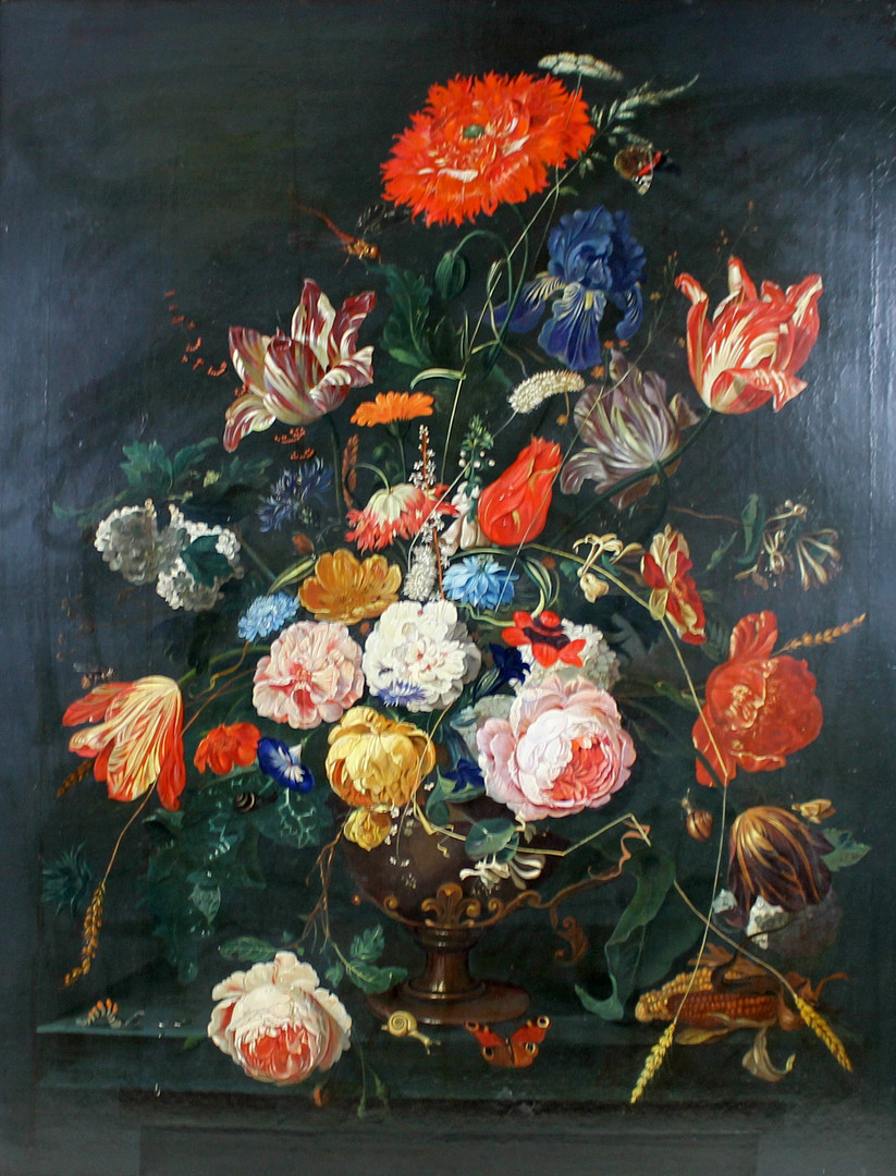 J. V. MORES (20TH CENTURY): STILL LIFE.